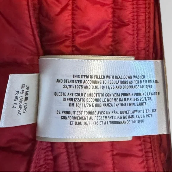 Burberry Brit Winter Balesdean Military Green Down Coat Red 3in1 - Picture 7 of 16